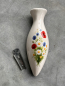 Preview: Autovase Porzellan, Oldtimer Blumenvase, VW Käfer Blumenvase, Armaturenbrett Vase